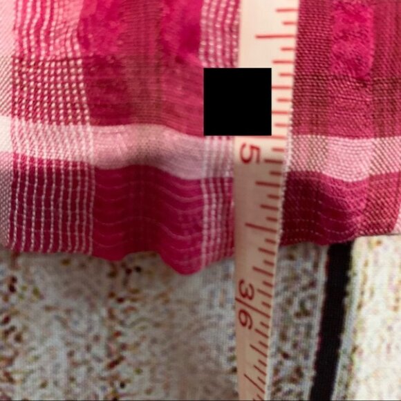 NWT Madewell Pink Plaid Babydoll Dress Size Small - Picture 10 of 14
